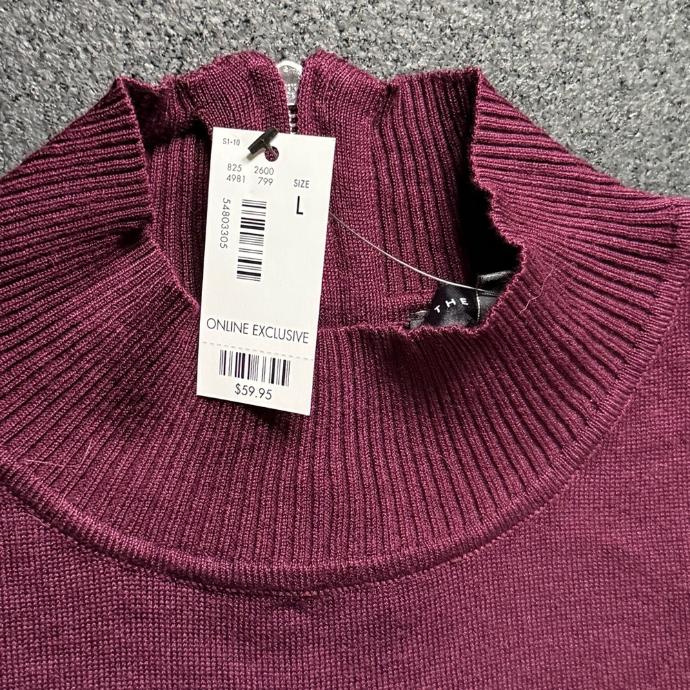 Women's Plum Sweater by Limited